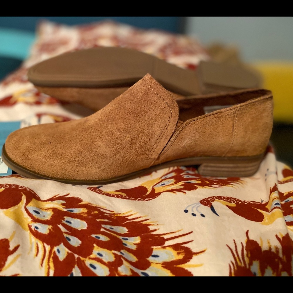 Suede toms ankle boots